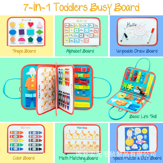 Baby Early Education Learning Toys (Sensory Board)
