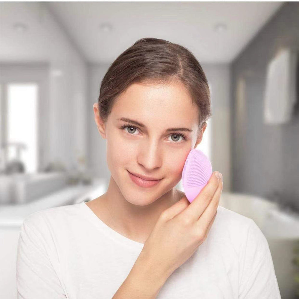 Pore-sultrasonic facial cleansing device