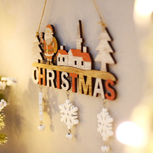 Christmas wooden craft door hangings
