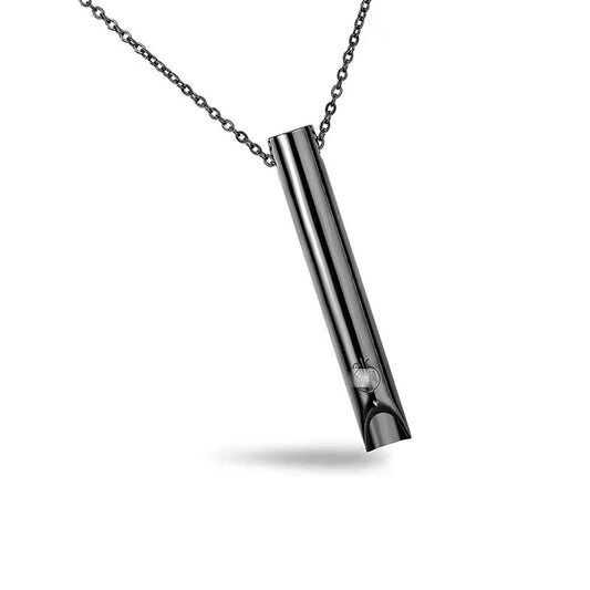 Stainless steel pressure-reducing necklace