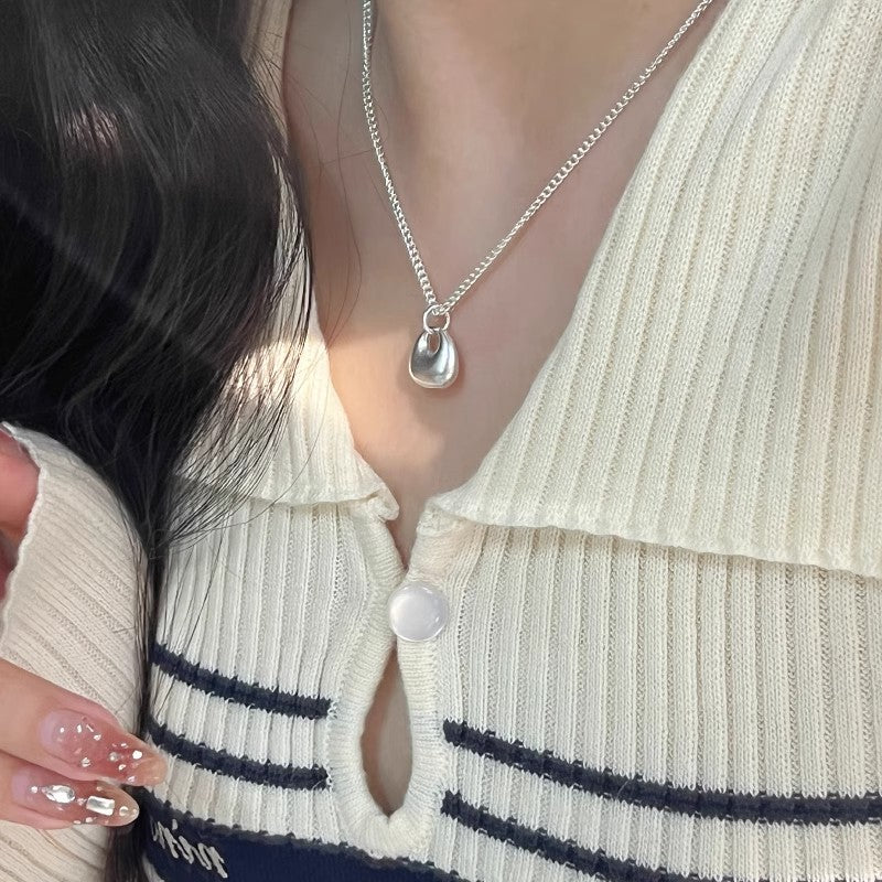 Little sliver bag-style luxury niche necklace