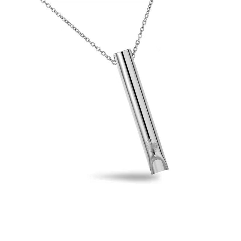 Stainless steel pressure-reducing necklace