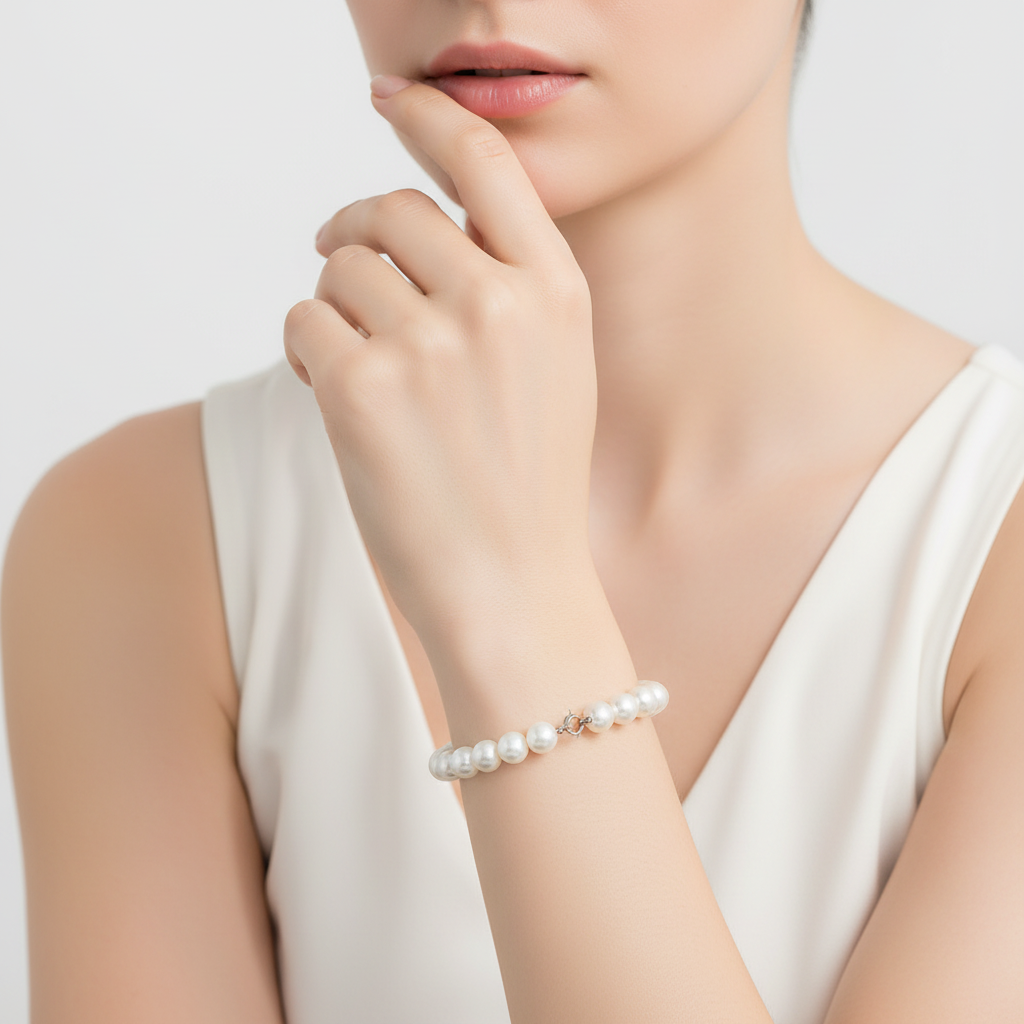 European and American net red wind pearl bracelet